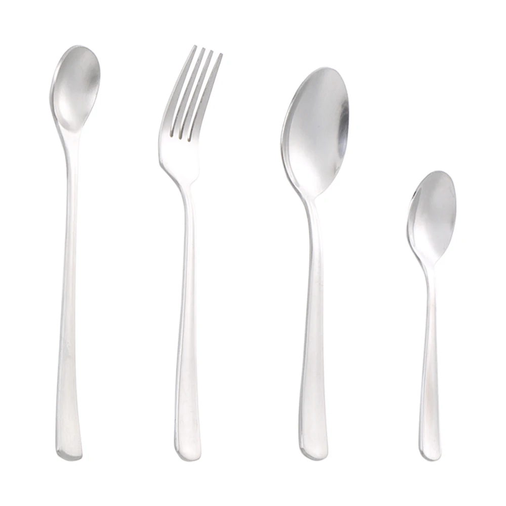 

Italian Style Eating Utensils Stainless Steel Cutelry Set Spoons Set Silverware for Home Kitchen Accessories
