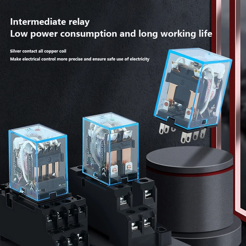 С основанием MY2NJ Маленькое промежуточное реле 220 В переменного тока 24 12