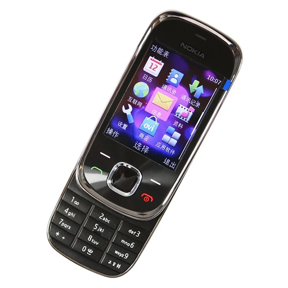 Фото Nokia 7230 3G Slide, бывший в употреблении телефон, 3.15 МП камера, 2.4-дюймовый экран, 860 мАч батарея, WCDMA, видеозвонки, FM-радио, 3.5 мм разъем для наушников, физическая клавиатура, GSM, разблокированный телефон Nokia. №4