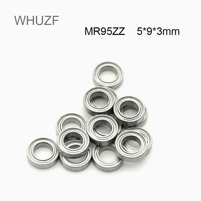 

MR95ZZ Bearing 10/20/50pcs ABEC-5 5*9*3 mm Miniature MR95Z ABEC-5 Deep Groove Ball Bearings MR95 ZZ L-950ZZ WHUZF Free Shipping