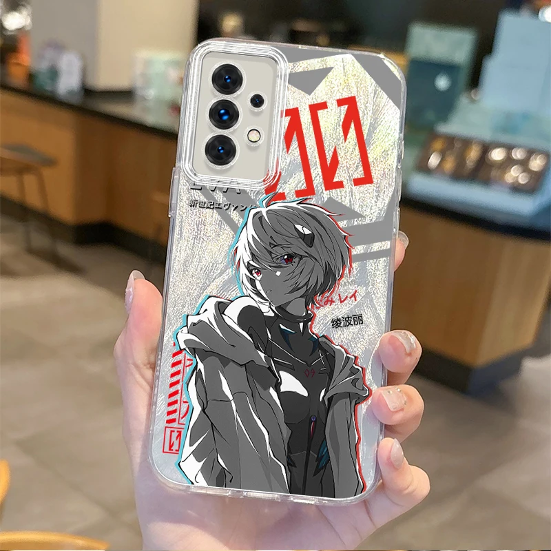 Чехол для телефона A-Ayanami Rei Anime Samsung Galaxy S24 S23 S22 S21 Plus Ultra A73 A72 A71 A55 A54 A53 жесткий