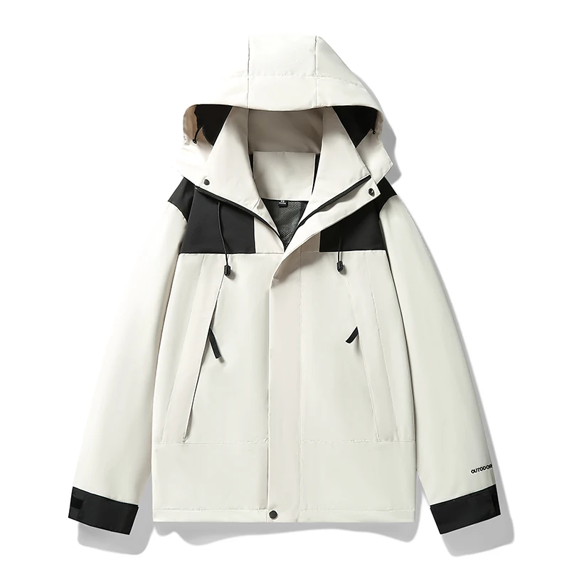 Весенне-осенняя мужская и женская уличная однослойная ветрозащитная куртка