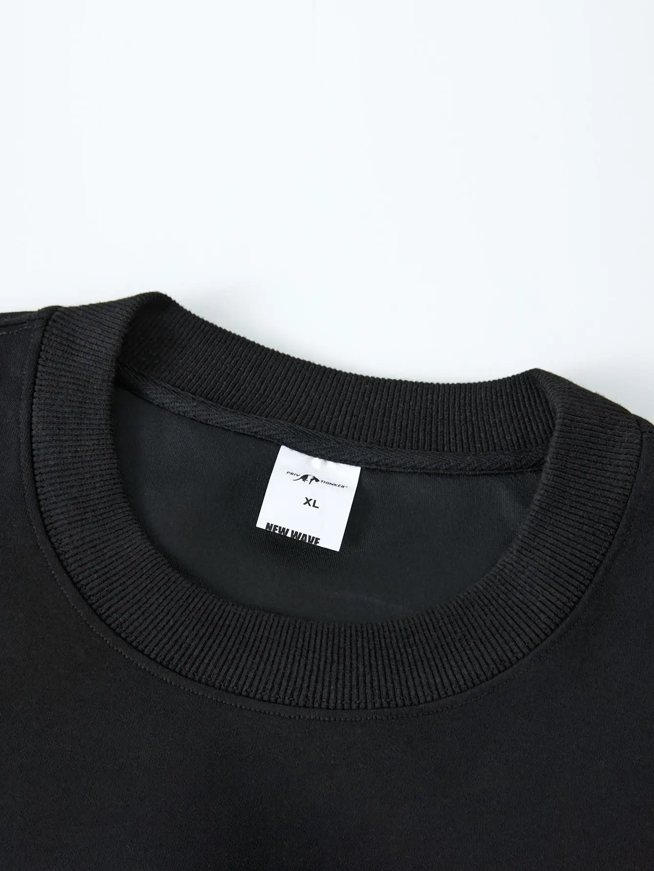 Мужской пуловер в стиле хип-хоп однотонный свитшот оверсайз Y2k