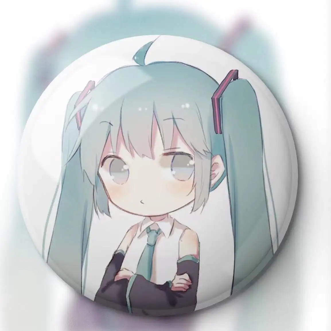 Аниме фигурки Hatsune Miku броши значок брошь в виде Вокалоида пиаро аниме для девочек