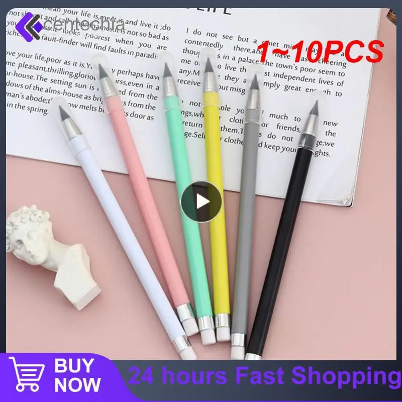 

1 ~ 10 шт. Новый Карандаш без чернил неограниченное письмо без чернил HB Ручка инструмент для рисования скетчей школьные офисные принадлежности подарок для фотографий