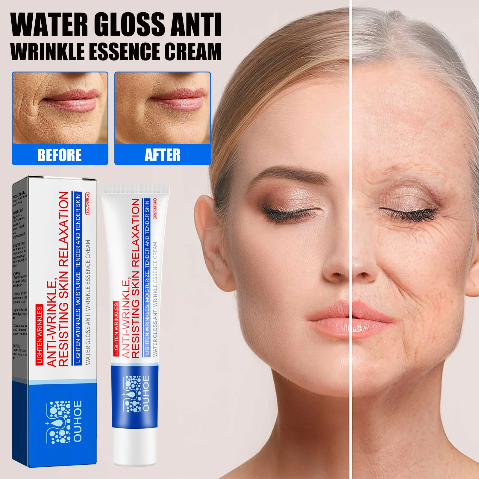 Anti-wrinkle Creams With Hyaluronic Acid Wrinkles Removal Facial Eye Tightening Lift Moisturizing Tender Smooth Korean Cosmetic