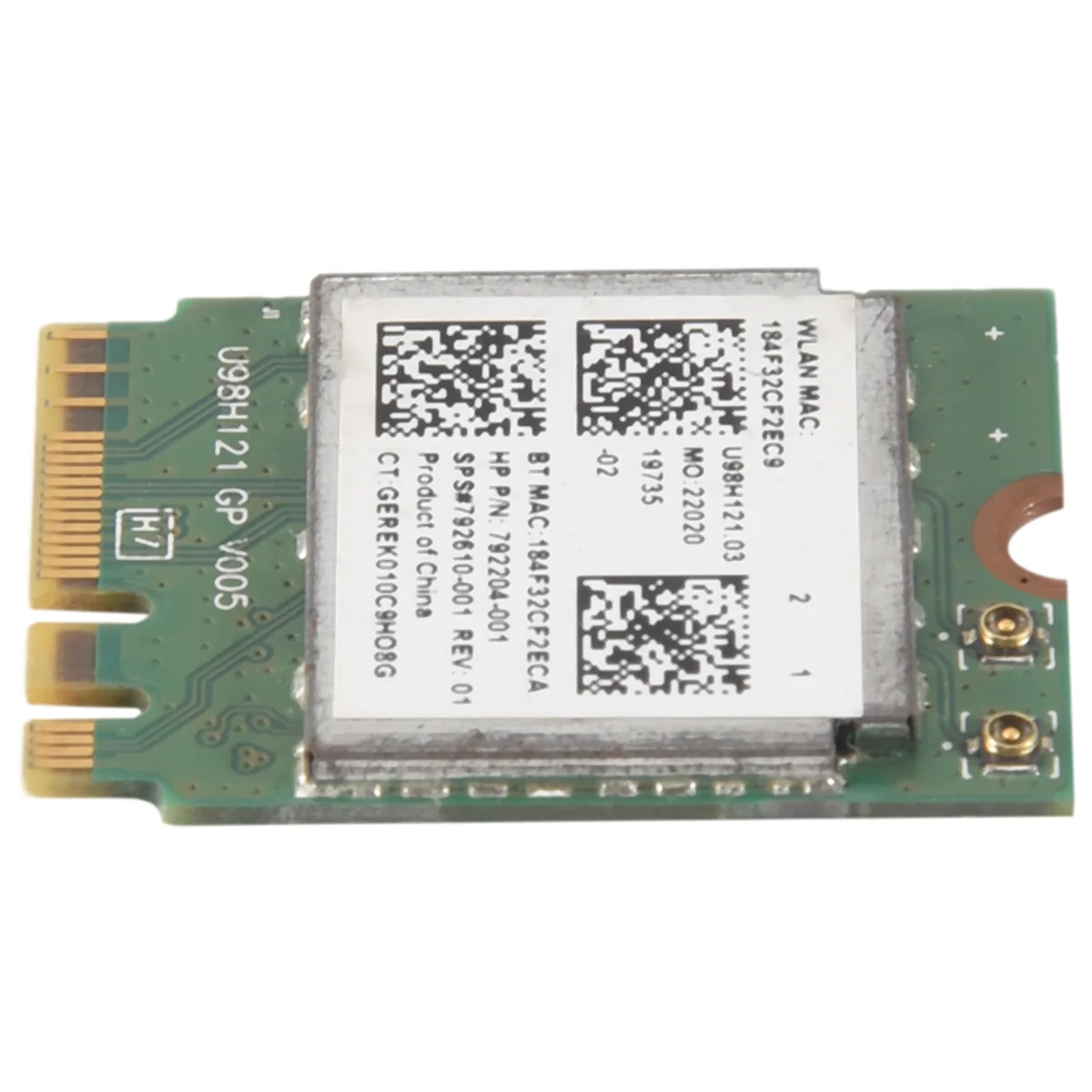 Беспроводной адаптер для карты Wi-Fi Realtek RTL8723BE 802.11N Bluetooth 4.0 NGFF 843338 -001 300 Мбит/с