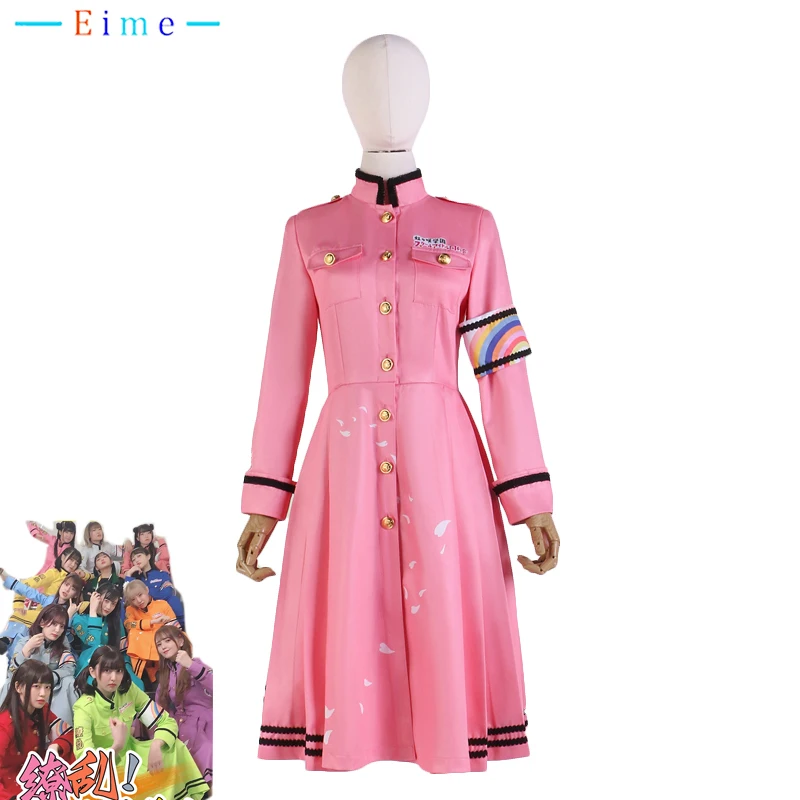 

Женский костюм для косплея LoveLive nijiguan, костюм для старшей школы 5-го поколения Уэхара аюму, милое платье, костюм для вечевечерние НКИ, униформа для Хэллоуина, индивидуальный пошив