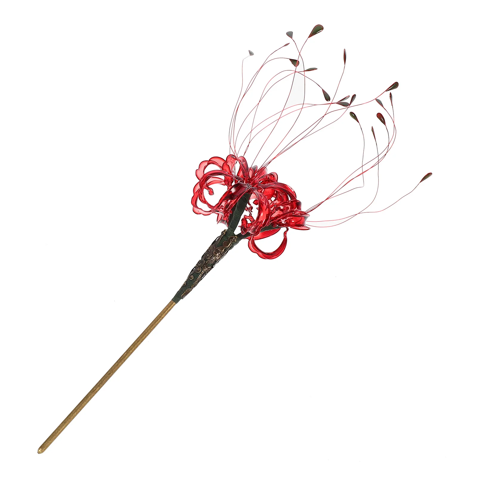 

1pc Vintage Red Spider Lily Hair Holder Hair Stick Hair Chopstick Hair Clip Pin Hair Trinket Hair Fork