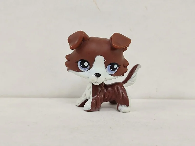 LPS Toys Редкий зоомагазин Коричневая собака-колли с голубыми глазами Фигурка