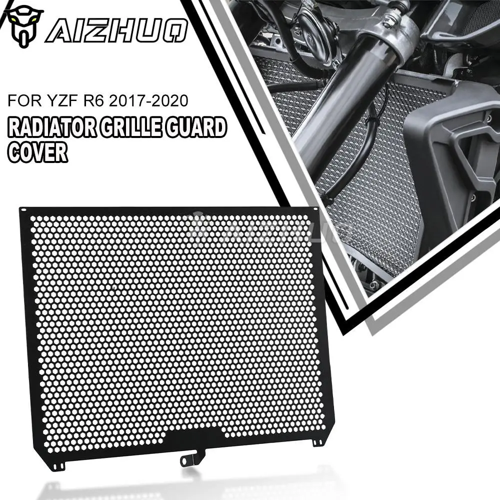 

For YAMAHA YZF R6 2017-2020 Motorcycle Accessories Radiator Protection Grille Guard Cover Protector YZFR6 YZF-R6 2018 2019