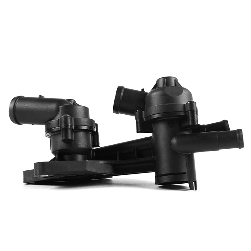 Двойной корпус термостата охлаждающей жидкости в сборе для VW Polo 1.4/1.6L 2010-2022 Skoda Fabia