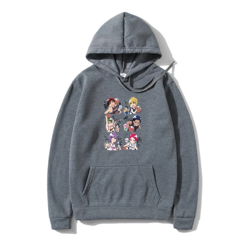 

Hoodi верхняя одежда KUROKO NO BASKE Аниме Манга FUMETTO комикс смешной 2 S-M-L-XL-2XL-3XL