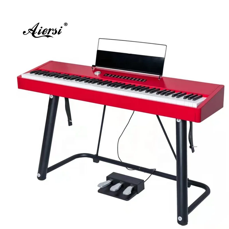 

Aiersi Multifunctional Digital Piano 88 Hammer Weight Keys High Quality New Keyboard Instruments Professional Electronic Organ