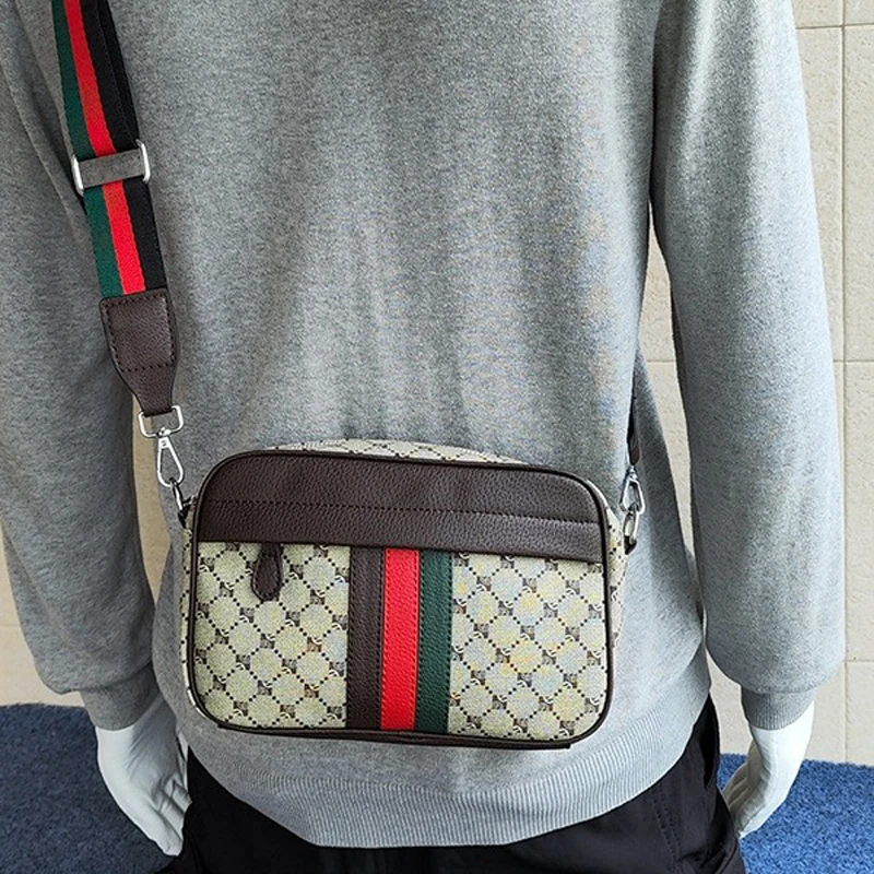 2024 Fashion Youth Shoulder Bag PU Leather Trendy Crossbody Party Business Leisure Mobile Phone Wholesale Dropshipping