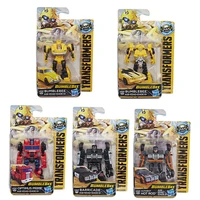 takara tomy action figure bumblebee movie morphing robot toy barricade optimus prime model collecting childrens gifts
