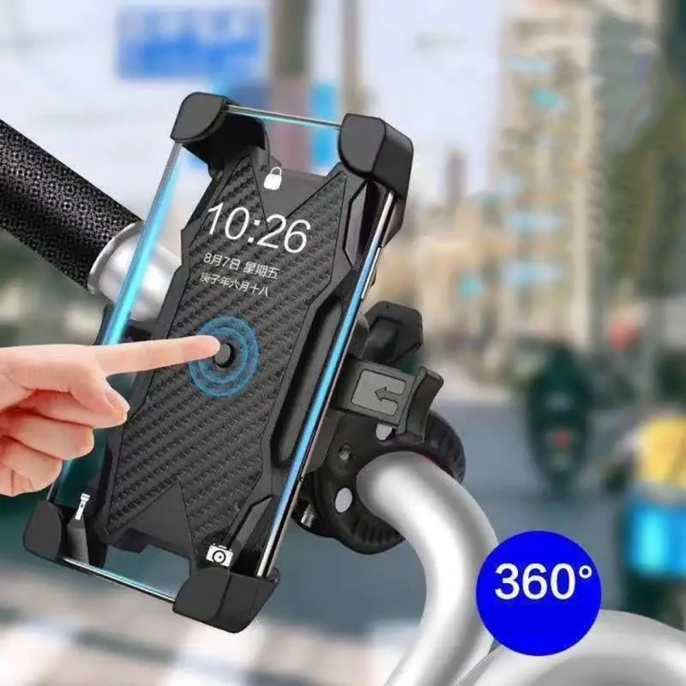 Держатель для телефона из АБС-пластика с автоблокировкой нескользящий кронштейн