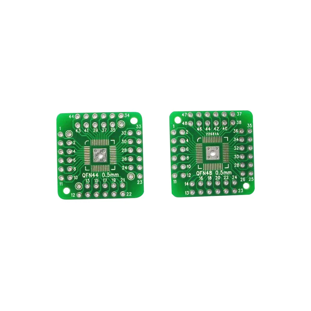 

2 шт., QFN44, QFP48, QFP44, PQFP, LQFP, поворот на DIP SMD адаптер