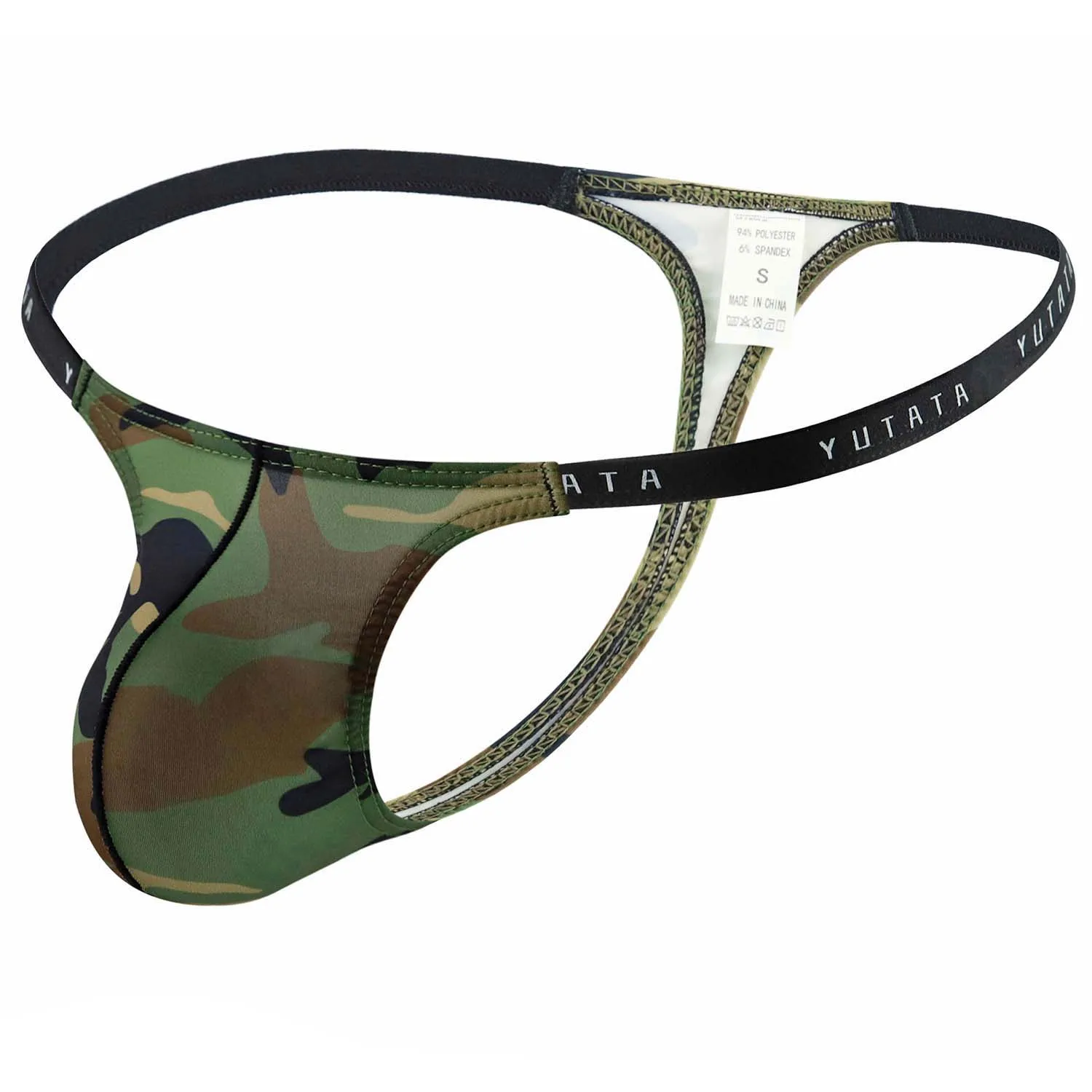

Sexy Men's Panties Bulge Thong U Convex Camouflage Underwear Large Size Erotique Micro String Homme T Back Erotic Man Costume