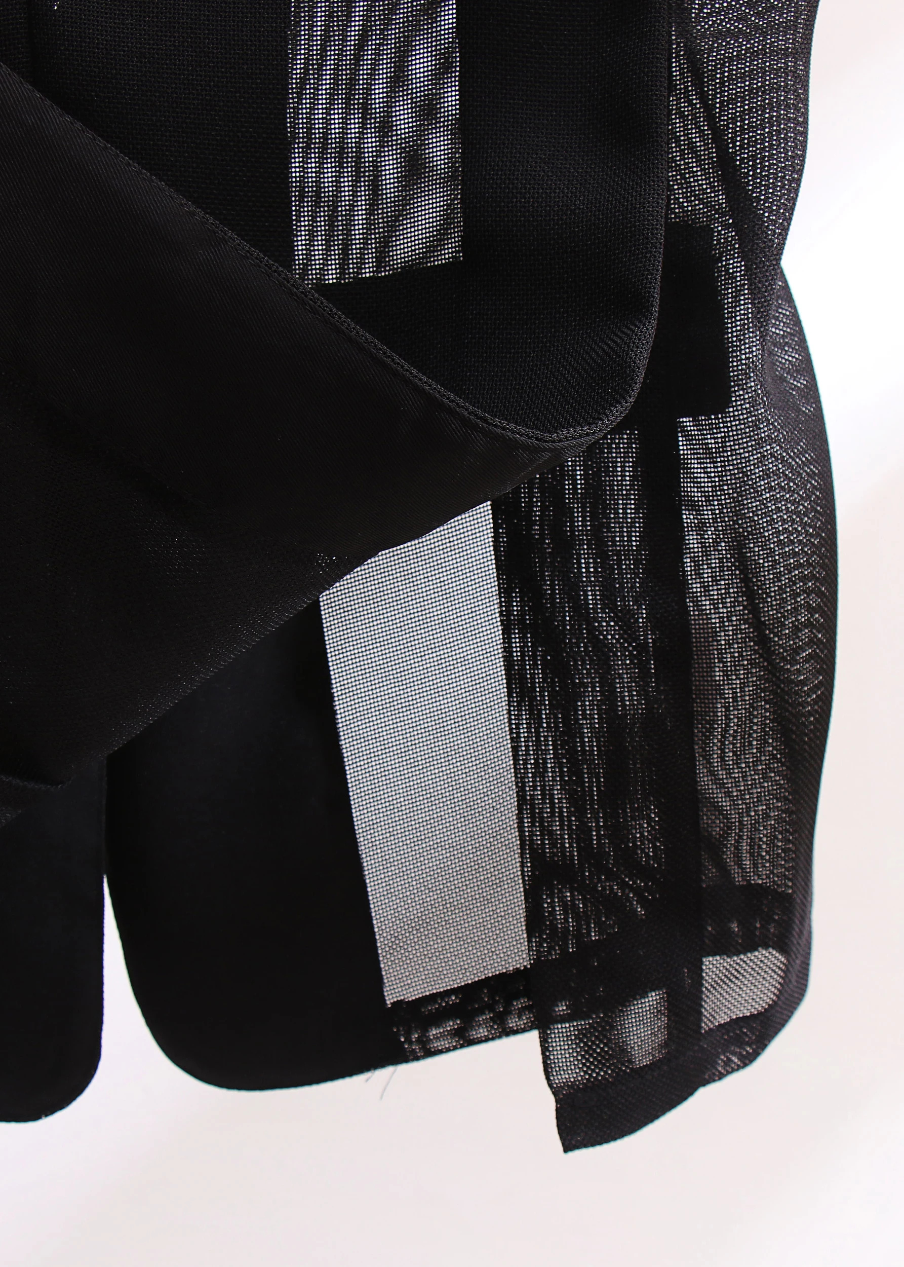 Сетчатый костюм безрукавка Летний Тонкий Элегантный Женский приталенный черный