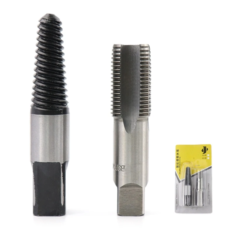 

Screw Extractor 1/2'' 3/4'' Anti-Slip Bolt Removal For Pipes Inner Threading Making Pipe Thread Repair Tools Drill Bit