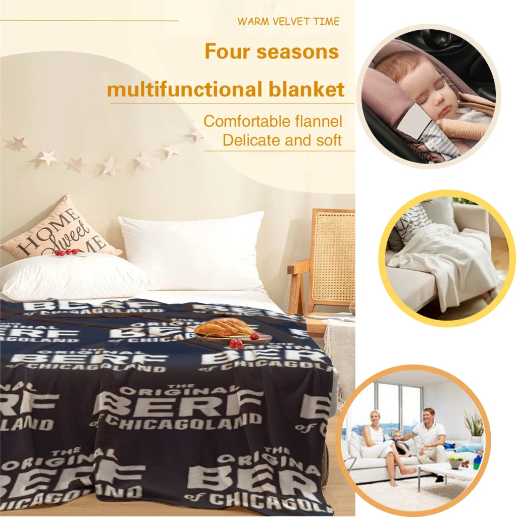 Оригинальное одеяло BERF Chicagoland Текстильный декор портативные супер мягкие Пледы