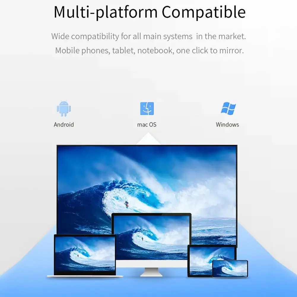 Новейшее устройство для зеркального отображения HD экрана с Wi-Fi C42 приемник Google 2 3 6