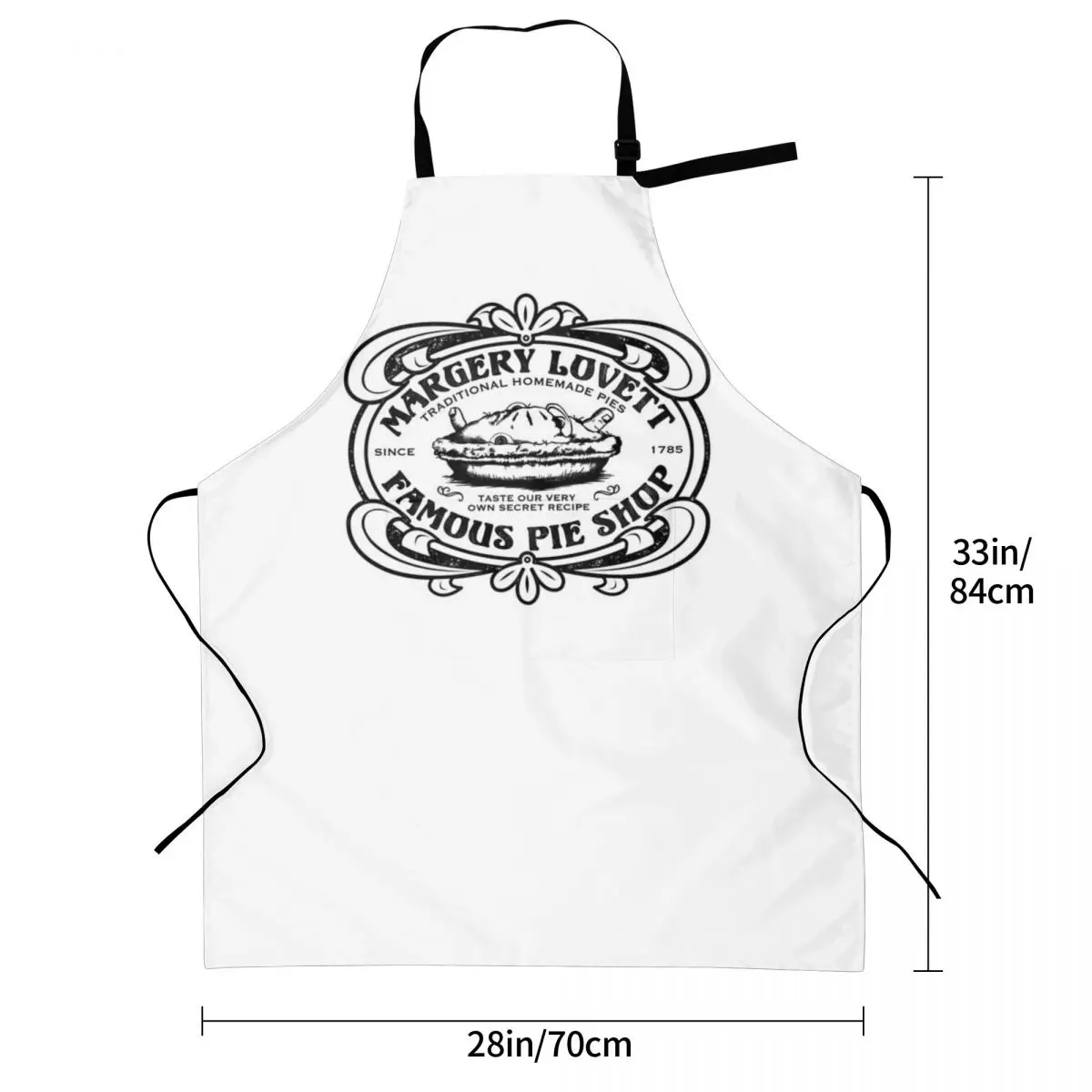 Mrs. Lovett-знаменитый фартук для пирога кухонная утварь куртка Женский