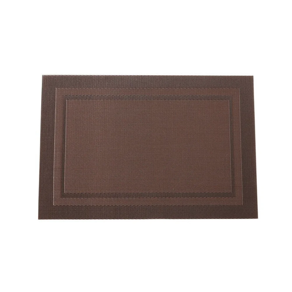 

45*30cm Kitchen Placemat PVC Oil-proof Multicolor Table Mat Washable For Dinning Table Office Desk Tea Table Home Accessories