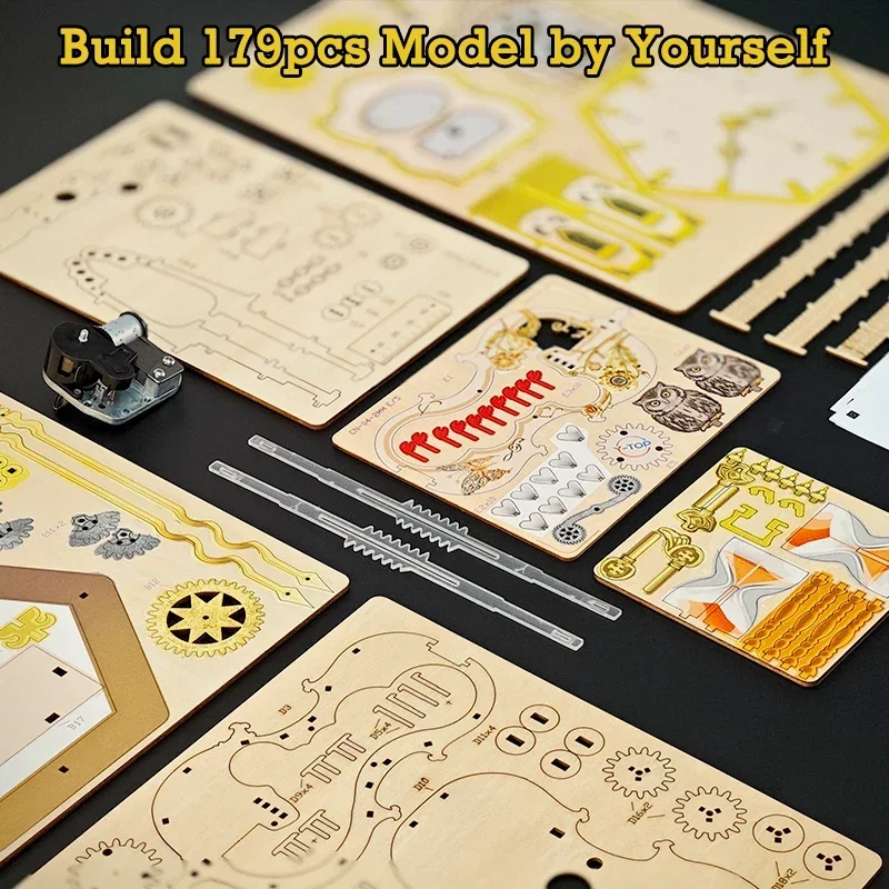 Волшебная Виолончель музыкальная шкатулка 3D деревянная головоломка набор