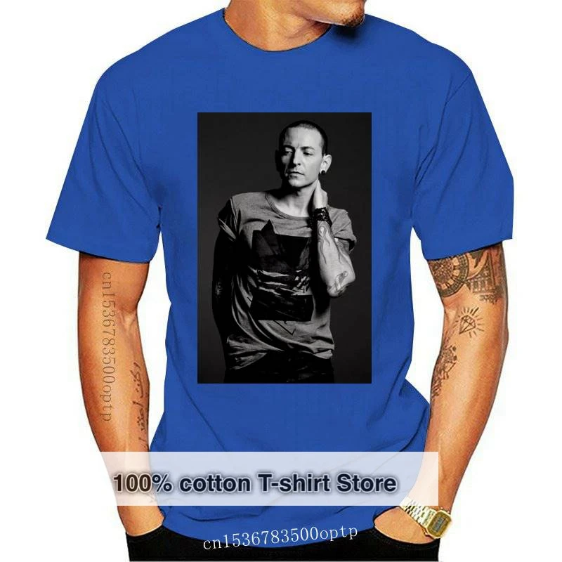 Новая мужская футболка Chester Bennington модная Повседневная Мужская хлопковая топы