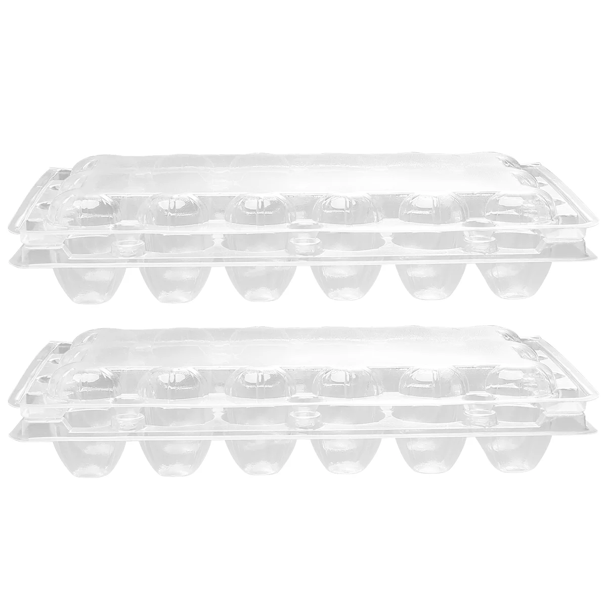 

Egg Quail Cartons 50 Packbox Carton Storage Refrigeratorholder Carriage Reusable Mini Clear Bulk Grid 18 Container