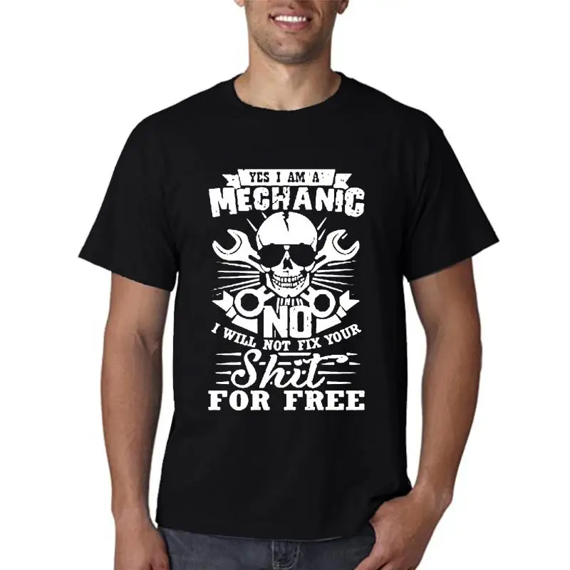 

Рубашка Yes I om o Mechonic, Мужская футболка, дизайнерский топ, футболки