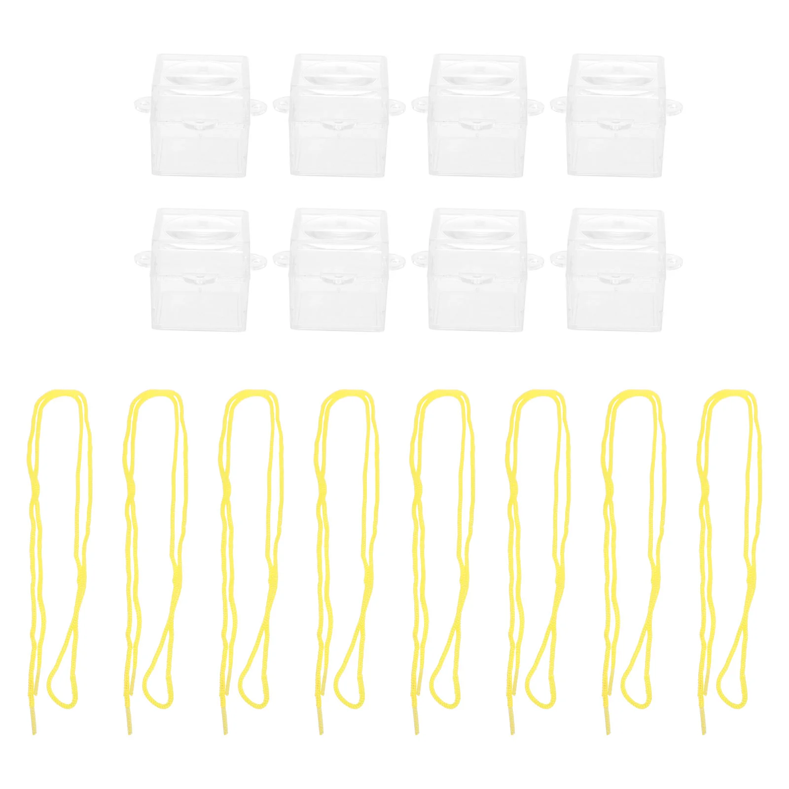 

10Pcs Convenient Bug Viewers Portable Magnifying Jars Household Magnifier Boxes