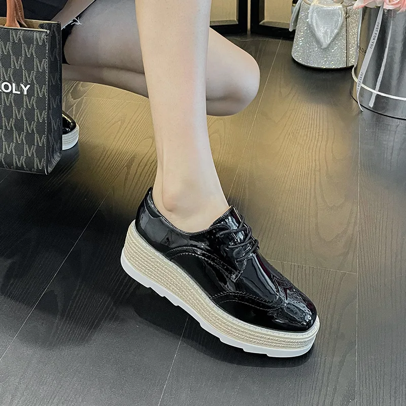 Женская обувь осенние оксфорды женская сабо универсальные повседневные