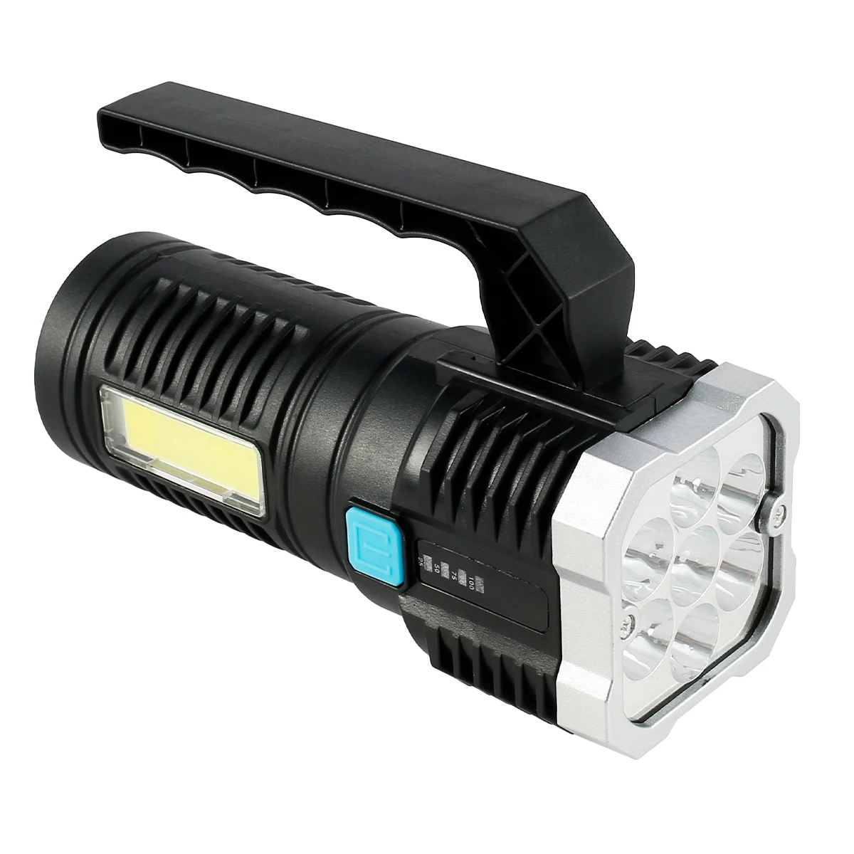 

Светодиодный поисковый светильник, уличный фонарь для экстренных ситуаций, заряжаемый от USB, с аккумулятором 1200 мАч, мощсветильник онарь, водонепроницаесветильник вспышка