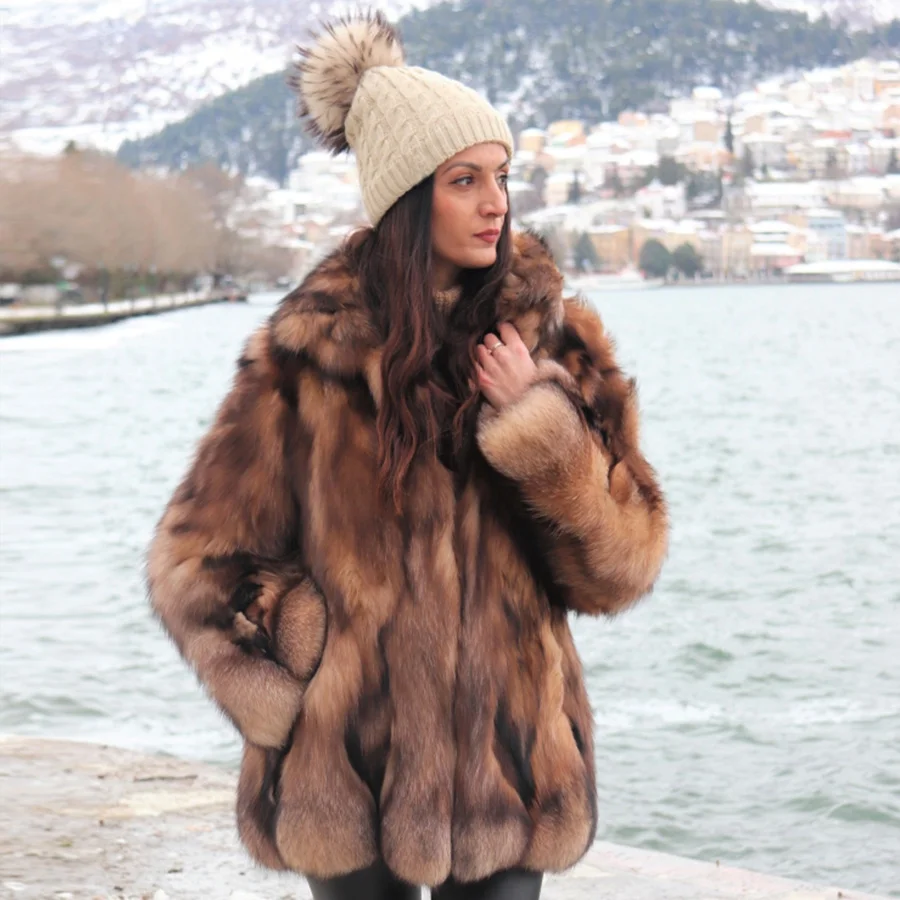 

Best Selling Coat Women Natural Fur Jacket