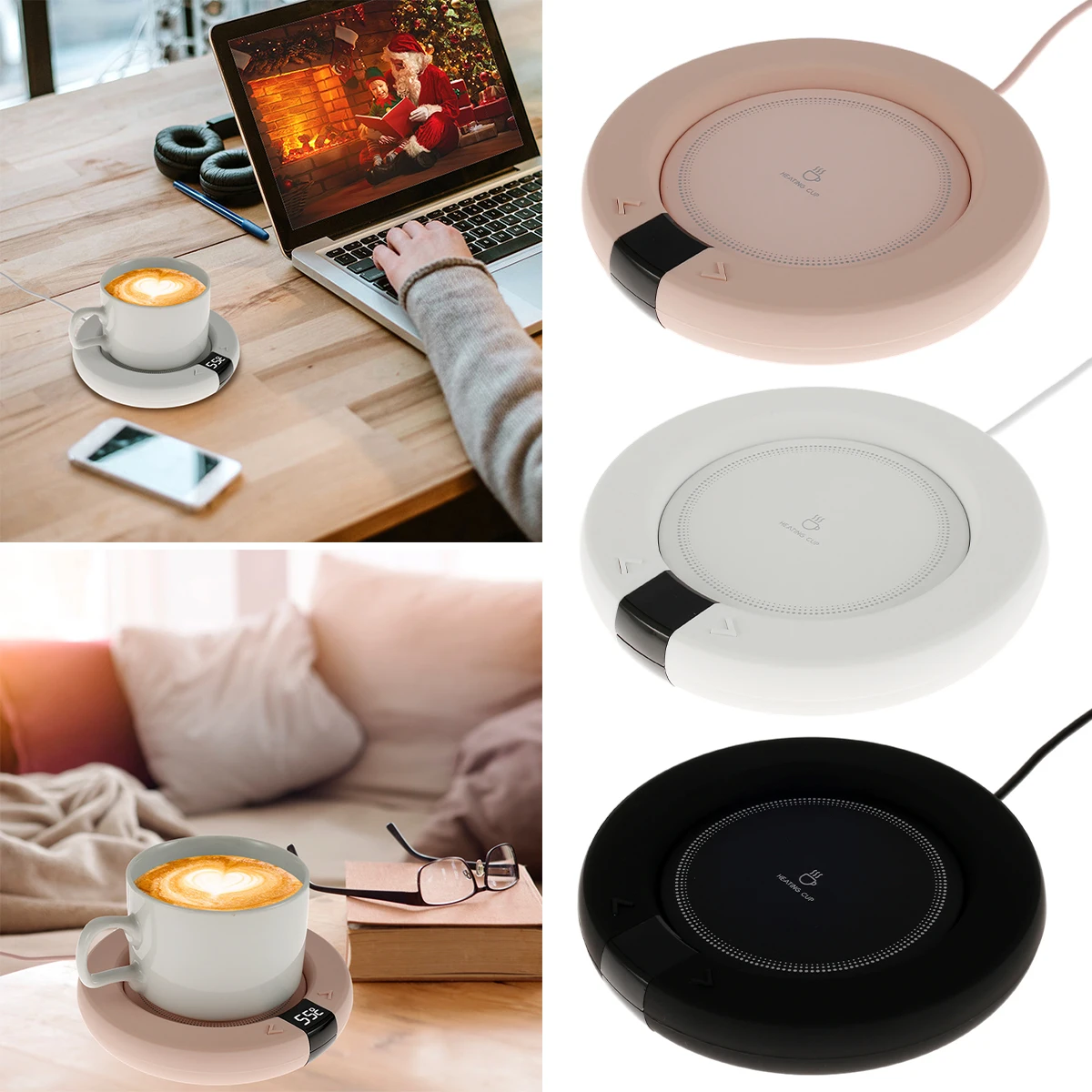 

Умная кружка с регулируемой температурой и светодиодным дисплеем