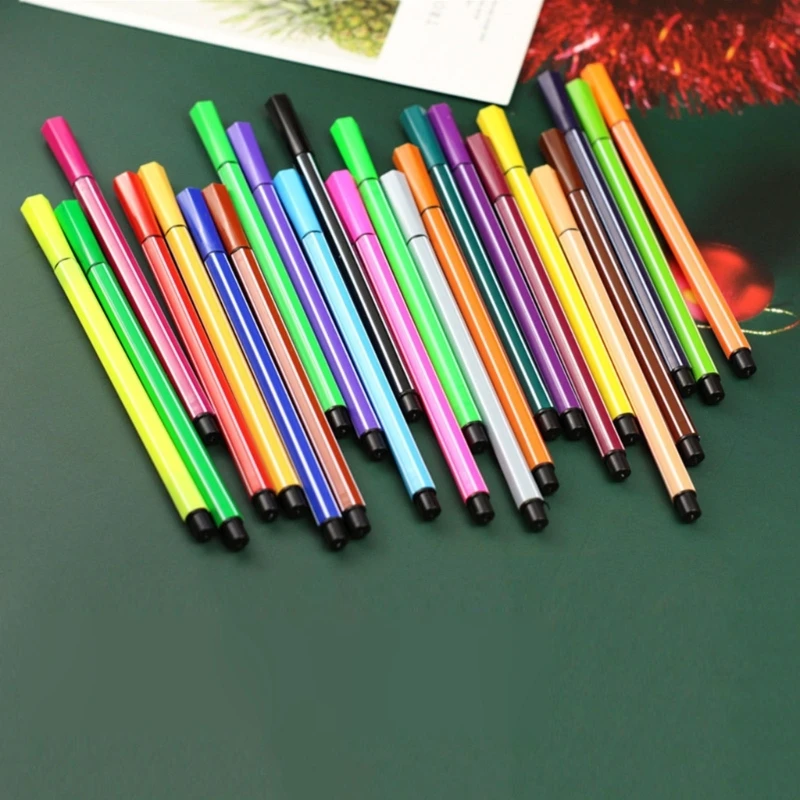 

12 моющихся акварельных карандашей, безопасные нетоксичные профессиональные акварельные карандаши, искусство Рисование маркером, цветные для детей и студентов