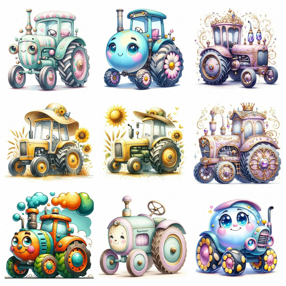 Набор красочных алмазной живописи ручной работы с поездом папульца для