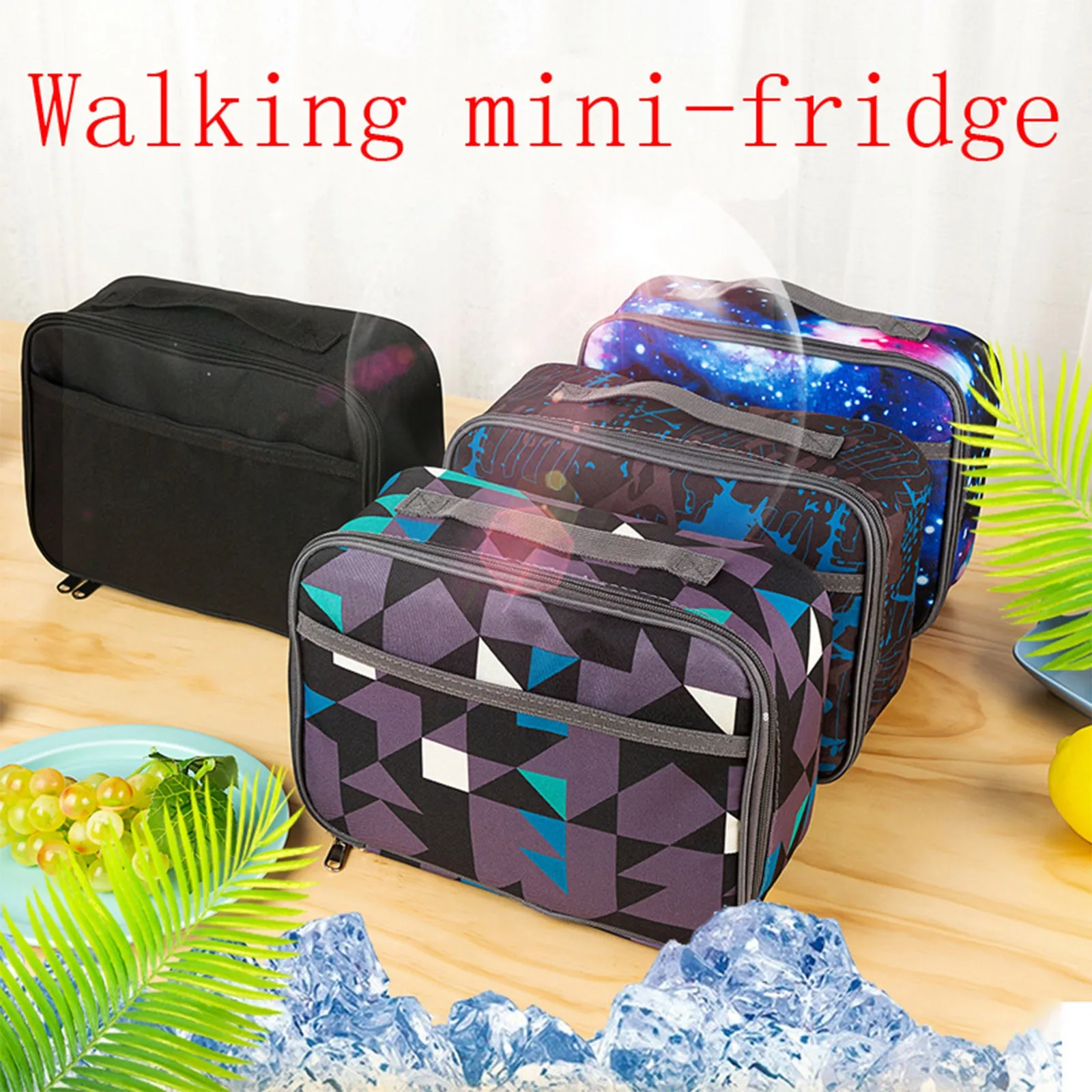 

Fresh Warmer Bags Waterproof Nylon Portable Zipper Thermal Oxford Lunch Bags For Women Convenient Lunch Box Tote Food Bags