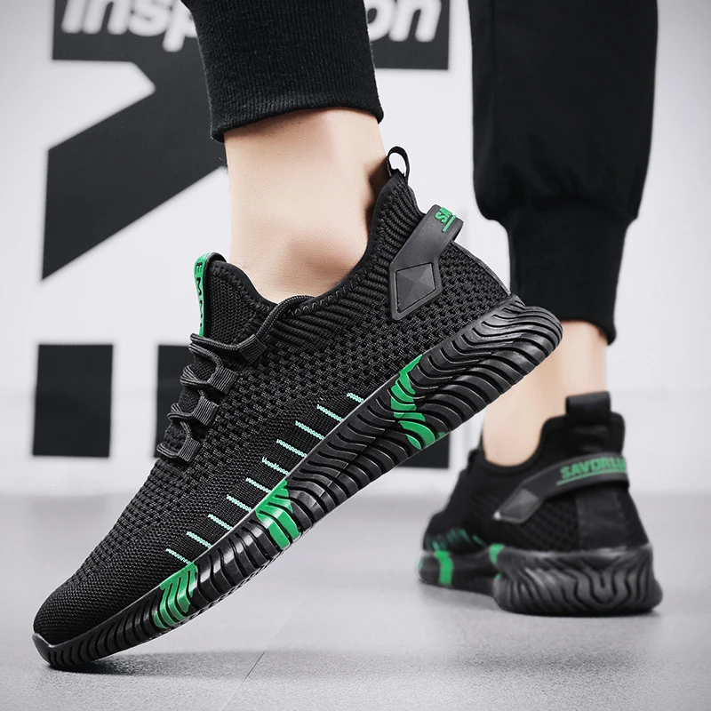 Summer Light Breathable Running Shoes Man Sneaker 2022 Hot Sale Cheap Men Sport Shoes Slip on Casual Loafers Outdoor Trainers