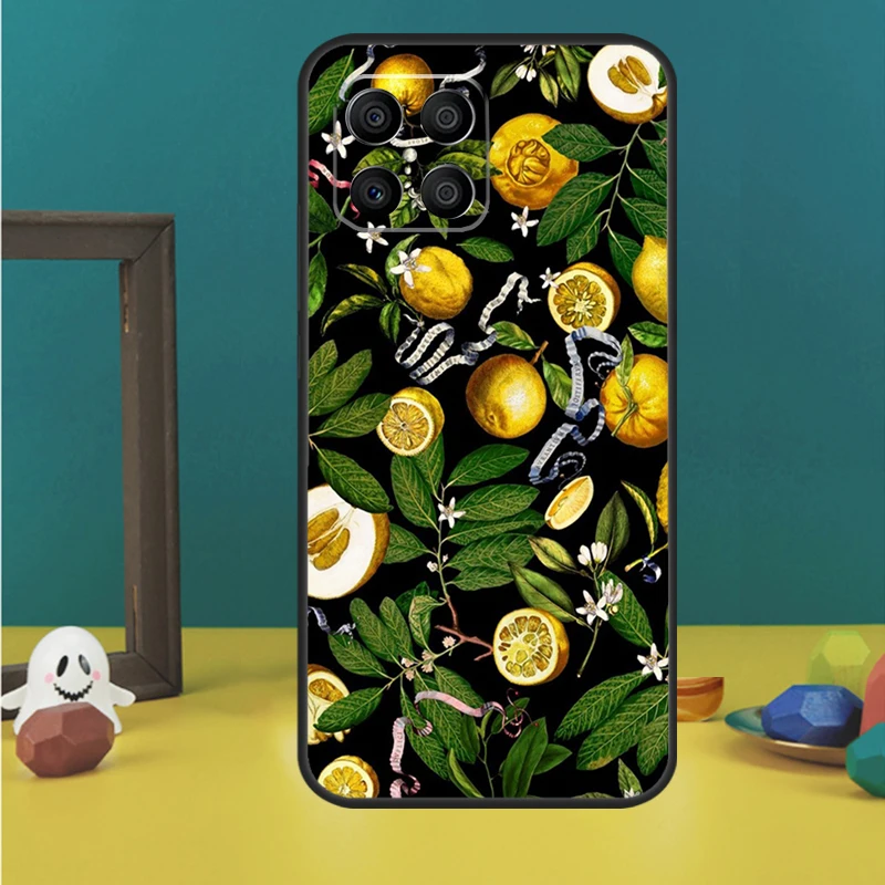 Чехол с тропическими летними фруктами и лимоном для Honor 200 Lite Magic 7 6 5 Pro X9c X9b X9a X8b X8a X8