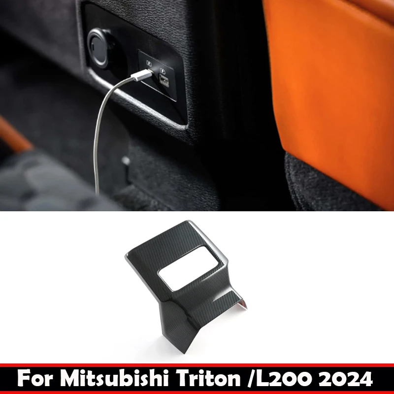 Для Mitsubishi Triton /L200 2024 ABS углеродное волокно внутреннее кондиционирование воздуха