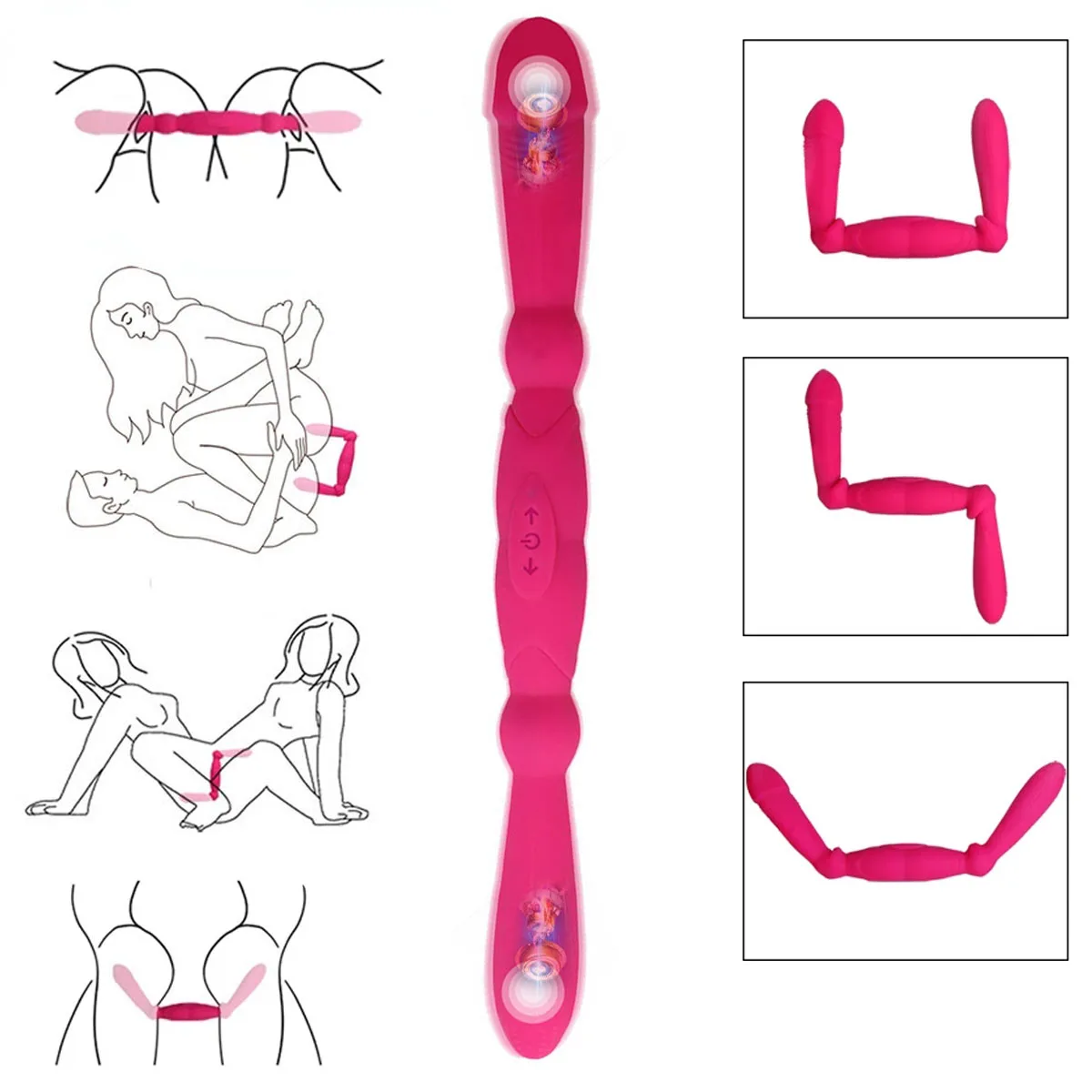Anal Big Dildos Female Vibrator No Sound Lesbians Penis Butt Plug Double Penetration Gay Vibrators Toy for Women |