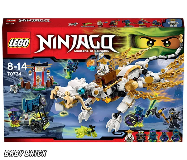 Конструктор Lego NinjaGo Дракон Сэнсэя Ву (Lego 70734) | Игрушки и хобби