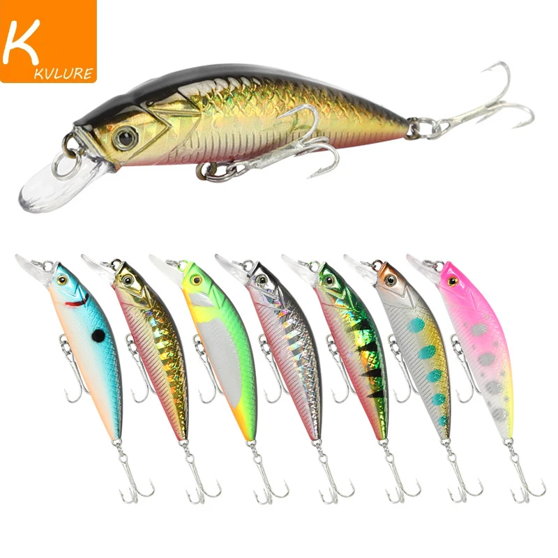

5cm 6.5g Fishing Lure Micro Minnow Wobbler Sinking Trolling Jerkbait Swimbait Artificial Hard Bait Stream Trout Bait Bass Bait