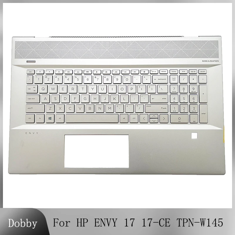 

Original Laptop Top Case For HP ENVY 17 17-CE TPN-W145 17.3Inch Notebook Backlit Keyboard Upper Palmrest Cover Silver L57592-001