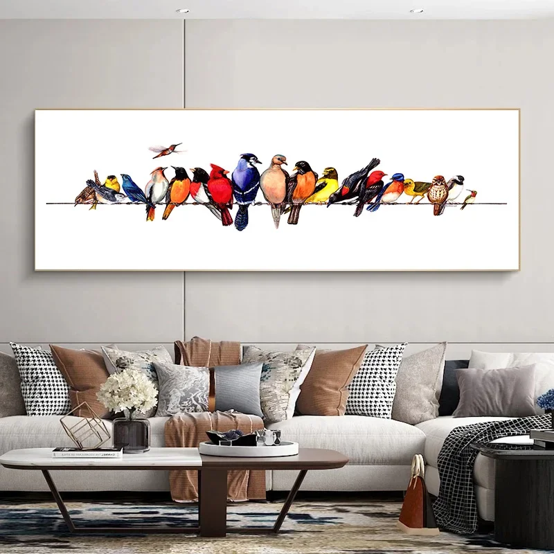 Настенный ретро-постер большого размера с абстрактным изображением животного