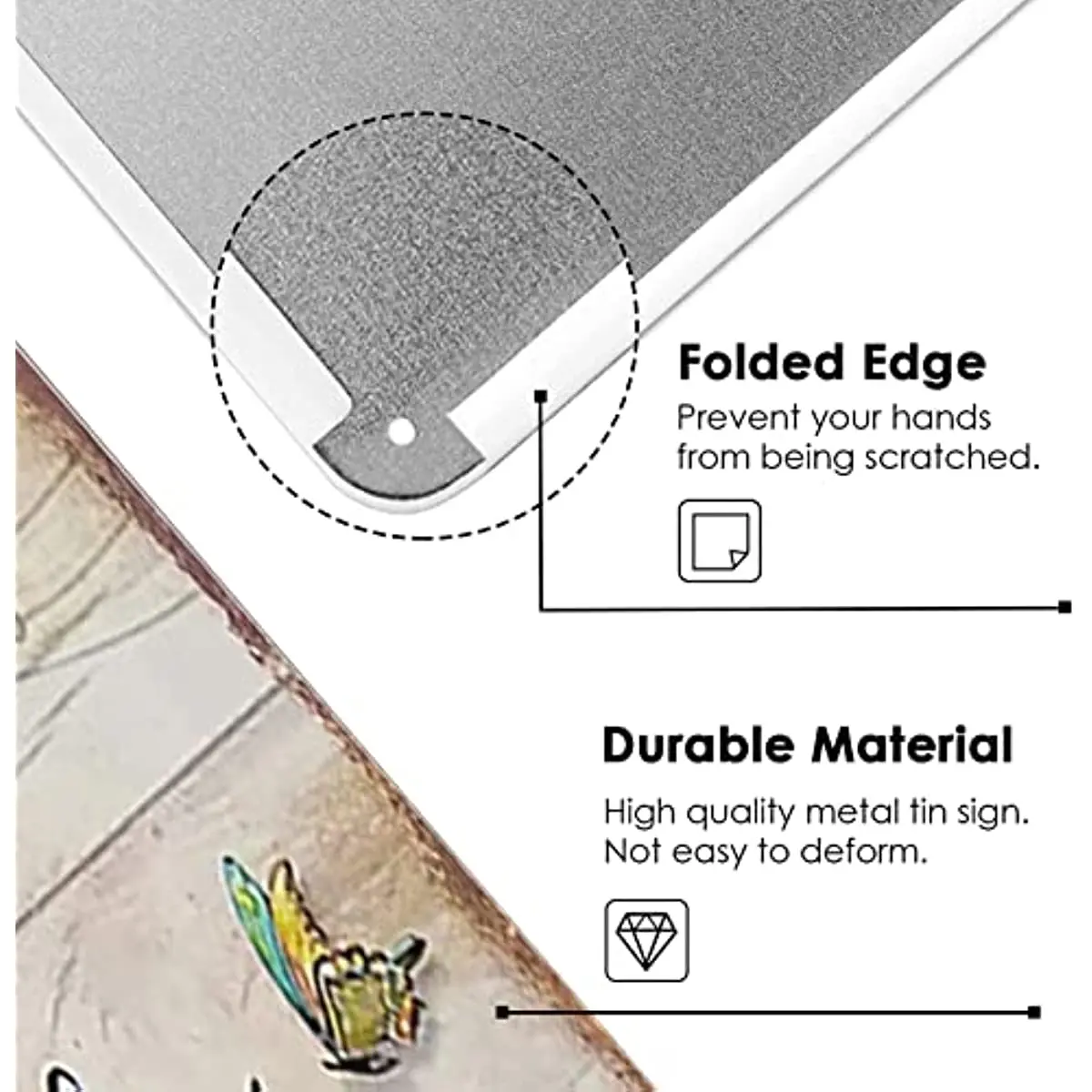 Рисунок 3 - Новый металлический жестяной знак